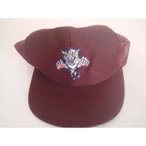 FLORIDA PANTHERS TRUCKER 2M/MED SNAPBACK DEADSTOCK  HAT CAP VINTAGE T4
